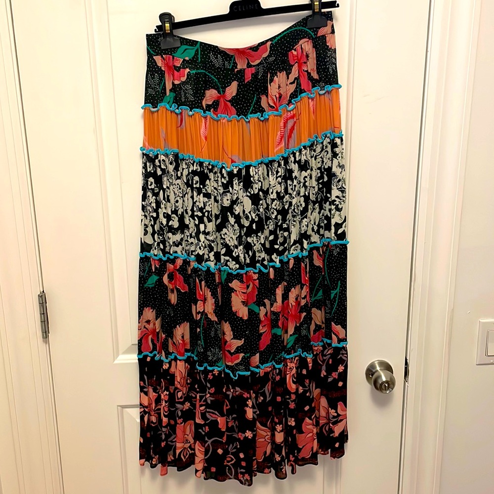 GUCCI maxi floral skirt